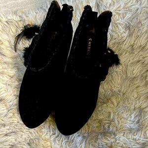 Woman’s bootie wedges